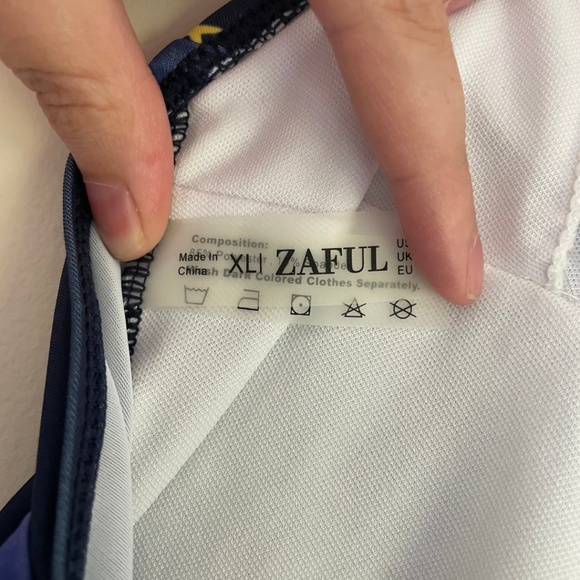 Galaxy Constellation Celestial Print Halter Deep-V One-Piece ZAFUL Size XL - Picture 5 of 5